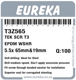 T3Z565 - Tek Screw Steel -T3Z565_Label_T